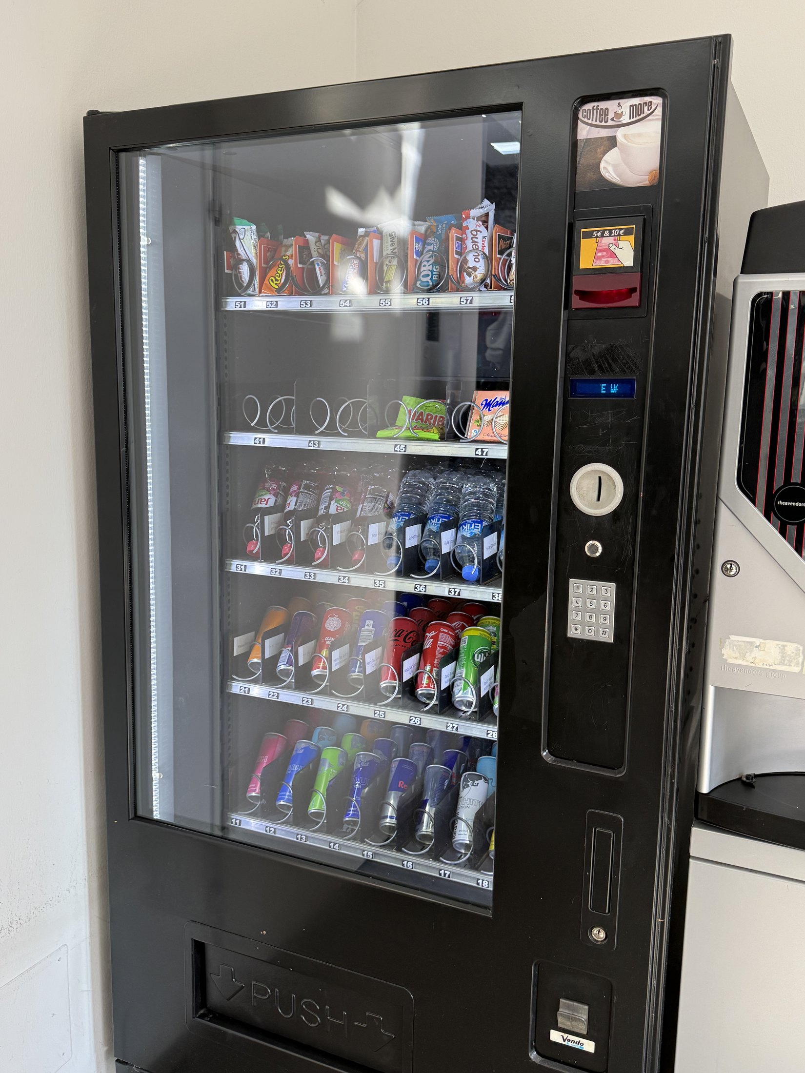 Snackautomat im Barber Shop